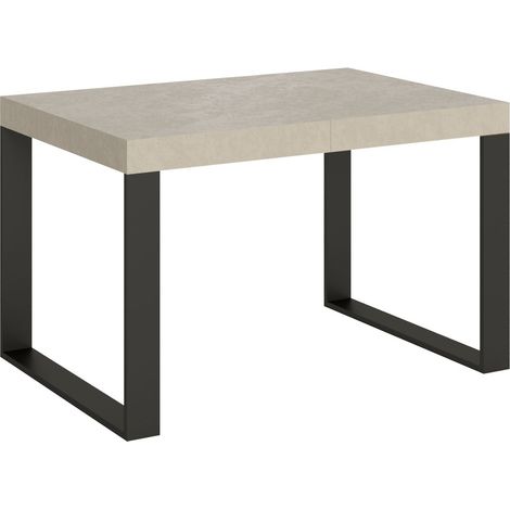 Tavolo Allungabile 140-244x90x77 cm Tecno Cashmere Gambe Antracite (1/4)