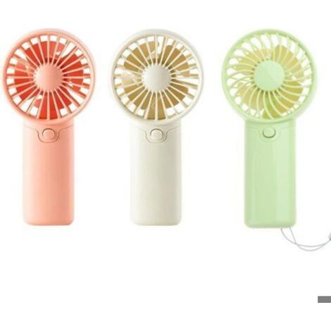 Ventilateur portable à piles 1,5 V, petit format, idéal pour extérieur, voyage, bureau, camping et déplacements (1/5)
