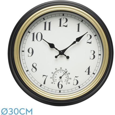 Orologio da parete de horacio nero-oro 30d movimento continuo (1/3)
