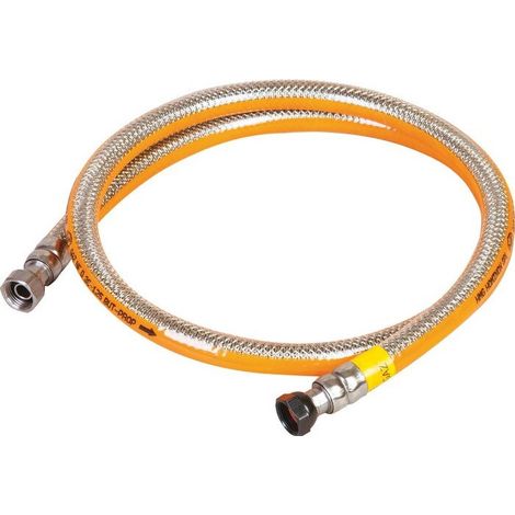 Tuyau Gaz Naturel 1m BOA GX en Acier Inoxydable - BOA