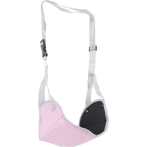 Repose-pieds d'avion, repose-pieds de voyage, hamac pour les pieds d'avion, coussin de siège indispensable pour les voyages en avion et en voiture, avec sac de rangement rose (1/5)