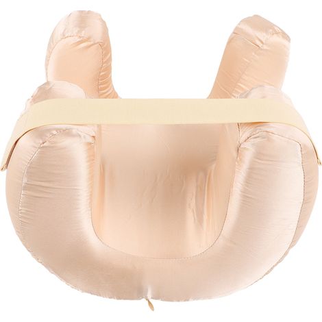 Oreiller de couchage visage contre le matelas en mousse à mémoire de forme, doux et confortable, pour la maison et les voyages, couleur or (1/5)