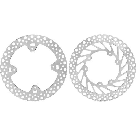 1 paire de freins à disque avant et arrière de 240mm/9,45 pouces, Rotor de remplacement en acier inoxydable pour CR125R CR250R CRF250R CRF450R (1/5)