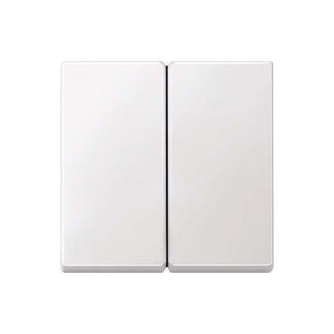 MERTEN 433519 ENJOLIVEUR DOUBLE POUR COMMANDES, BLANC MAT, SYSTEM M