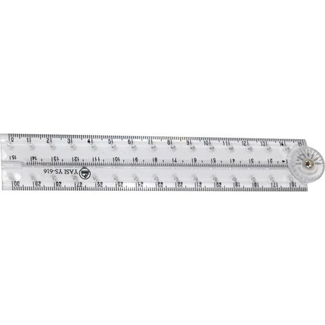 3 outils de dessin et mesure géométrique flexibles, transparents (1/5)
