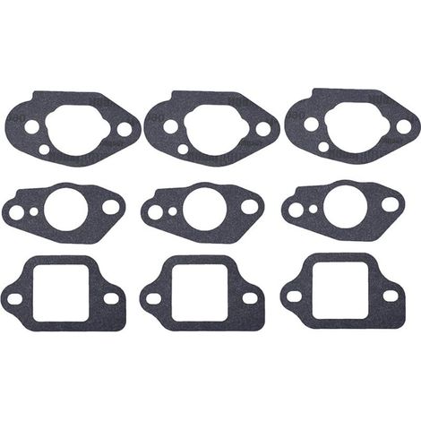 Passend für Vergaserdichtungen der Honda-Rasenmäher GCV135, GCV160, GCV190, GSV190, HRS216, HRT216, HRB216, HRR216 und HRZ216. Ersetzt die Teilenummern 16212-Zl8-000 und 16221-883-800. (1/5)