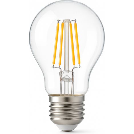 ORION91oficial® - PACK x 20 Unidades Bombilla Estándar LED Filamento A60 E27 Rosca Gruesa 9w (=60W) 806 lúmenes Luz Blanco Cálido 2700K 25000h Foco Iluminación Aplique Lámpara - spaz (1/2)