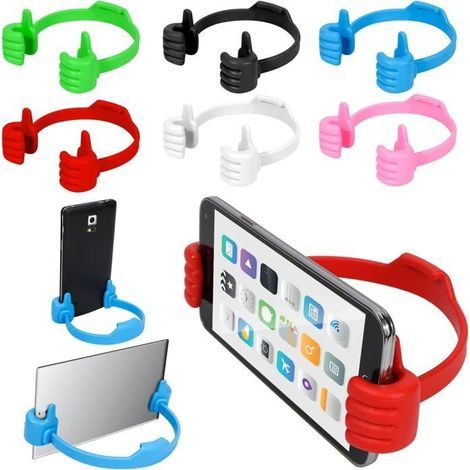 6 Pieces Thumbs Up Desktop Phone Holder, Thumbs Up Phone Stands, Mobile Phone Thumbs Holder for iPhone iPad (1/5)