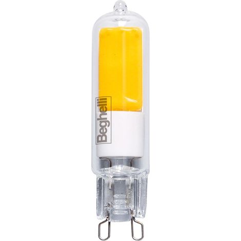 Lampadina led 5w g9 3000k 650lm vetro trasparente beghelli zafiro 57020 (1/3)