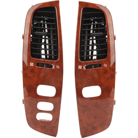 Kit de grilles d'aération imitation bois pour tableau de bord (avec panneau de cadre) pour Toyota Land Cruiser FJ100 (1998-2007) (1/5)