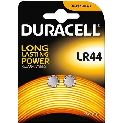 DURACELL Lot de 2 piles LR44