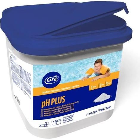 Gre-Pools pH-Erhöher Granulat Weiß 5 kg