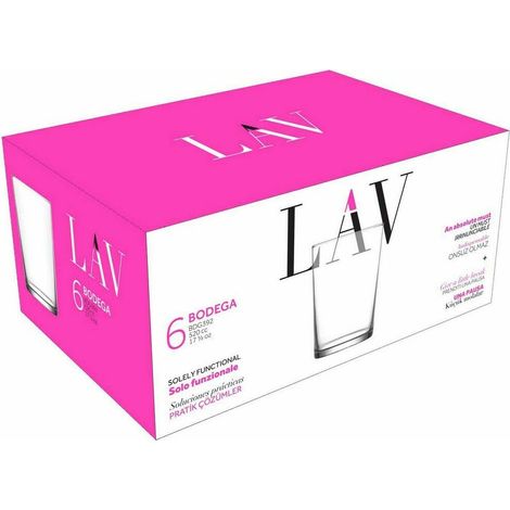 Set di Bicchieri Bodega 515 ml Ø 9 x 12 cm (1/4)