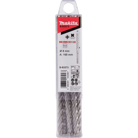 LOT DE 10 FORET SDS PLUS NEMESIS2 8X160MM MAKITA B-63373 (1/3)