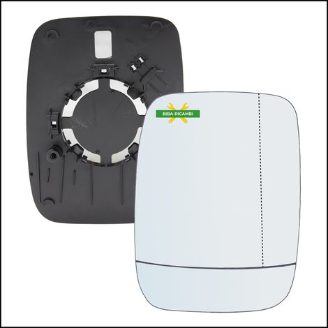 Piastra retrovisore asferica lato dx-passeggero per opel vivaro b (x82) dal 2014 (1/2)