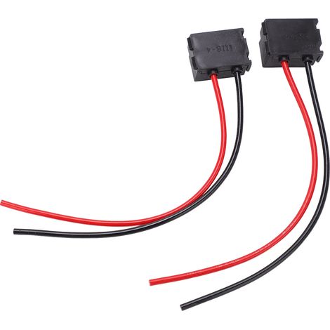 H7-4 rechtwinkliger Buchsenstecker (weiblich), 2er-Pack Keramikstecker mit Kabeln für Lampenfassung, Kabelbaum (1/5)