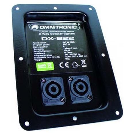OMNITRONIC E0197201 - Frequenzweiche mit Anschlußfeld