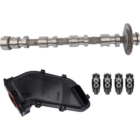 Árboles de levas de escape, acero de alta resistencia, tamaño estándar para SkyActiv 2.2 Diesel, compatible con Mazda CX-5 KE GH 2.2 D 2012-2017, compatible con Mazda 6 GJ GL 2.2 D 2012-2017, compatib (1/5)