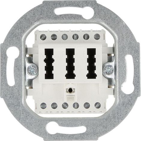 Rutenbeck Boîte de raccordement TAE réseau analogique TAE 2x6/6 NFF blanc pur