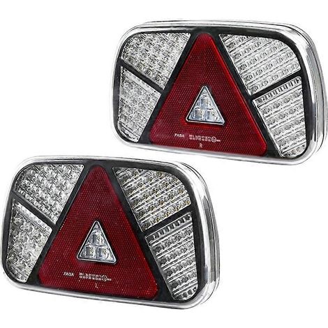 1 feu arrière LED étanche pour camion, remorque ou caravane : feu stop, feu de recul, clignotant. (1/5)
