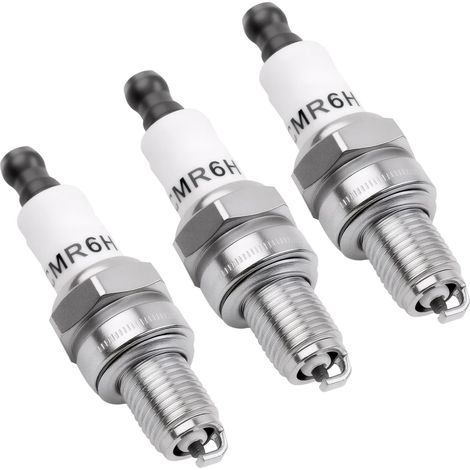 Zündkerzen – 3er-Pack – Keramik und Metall – Schnellstart – Freischneider und Kettensäge – Kompatibel mit Modellen der FS- und MS-Serie (1/5)