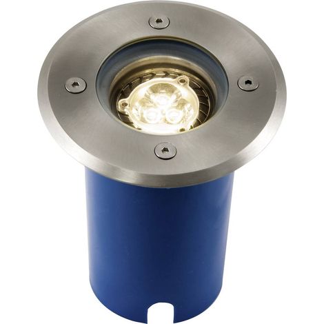 Heitronic Potsdam 36850 Apparecchio da incasso a terra GU10 LED (monocolore) 7 W Argento