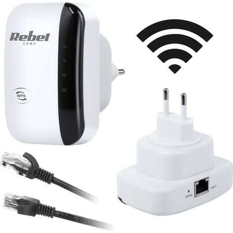 Repetidor amplificador de señal Wi-Fi de 300 Mb/s Rebel