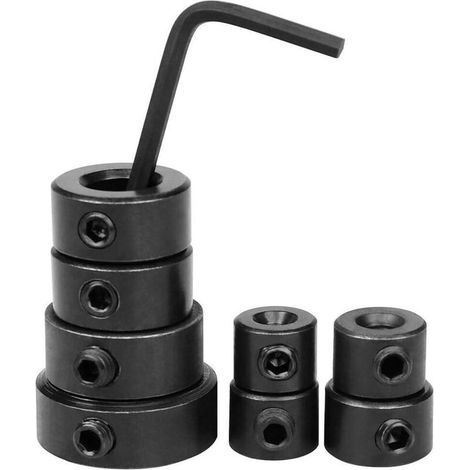 Punta da trapano anulare, fermo di profondità sottosquadro, posizionatore per lavorazione del legno, con chiave esagonale, 3-16 mm (1/5)