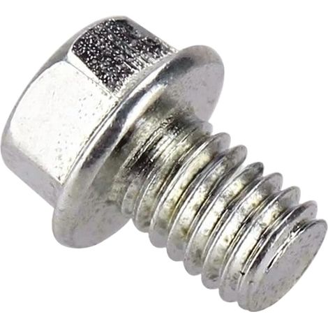 de fixation 6x8 pour plaque de tirage moteur de fixation 6x8 Acier renforcé, résistance oxydation, pour modèles 188F/190, longueur 13mm, tête 9.5mm (1/5)