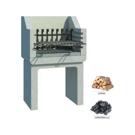 Barbecue in muratura Terrazzo 76x56x120 cm