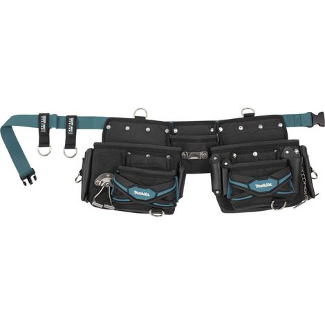 Makita – Ceinture à trois poches E05169 – Matériau résistant – Longueur 640 mm – Hauteur 270 mm – Accès rapide aux outils (1/4)