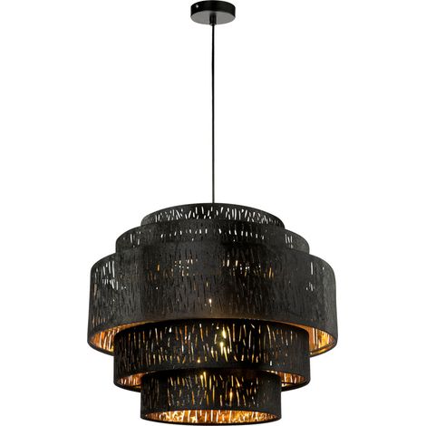 Suspension boule en velours ajouré TUXON (1/4)