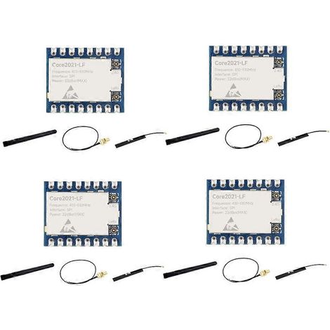 4PCS Core2021-LF Módulo Core2021 LoRa de doble banda 410MHz-510MHz LR2021 Multiprotocolo de bajo consumo IoT LoRaWAN Hogar inteligente (1/5)