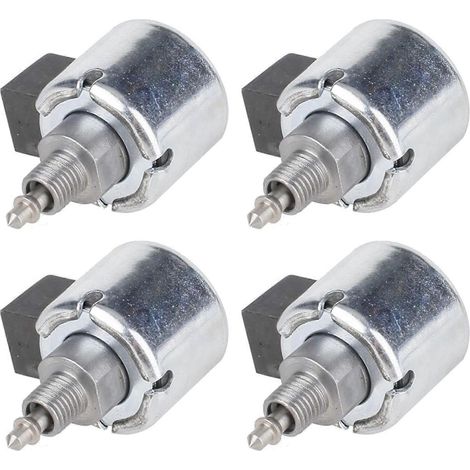 4X 694393 Électrovanne d'arrêt de carburant compatible avec les tondeuses à gazon Briggs & Stratton et Kawasaki, Accessoires (1/5)
