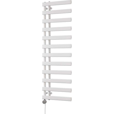 Agar - White Electric Towel Rail H1564mm x W500mm 600w Thermostatic (1/3)