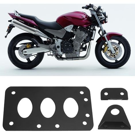 Universelles 3/4"-Motorrad-Rücklicht-Montageset, Schwarz (1/5)