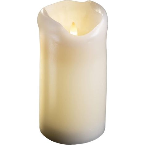 Grande bougie pilier LED minuterie, 7,5 x 15 cm