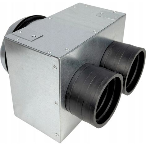 Boîte de distribution de ventilation FI 125 POUR 2 TUYAUX FI 75 (1/5)