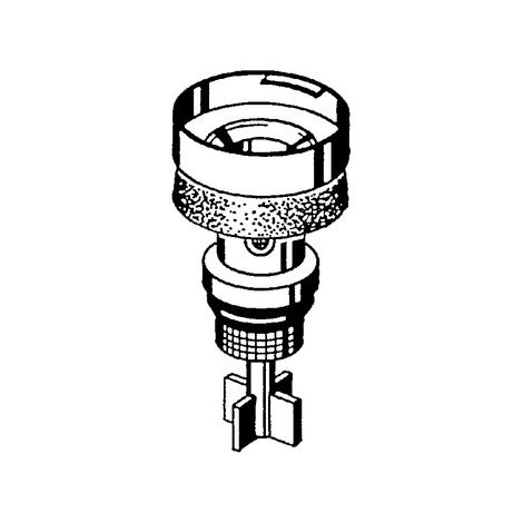 Piston complet pour soupapes de chasse d'eau basse pression