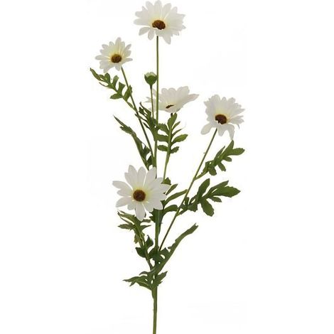 Ramo decorativo "Margherite" con fiori decorazione per composizioni floreali 64 cm -Giallo