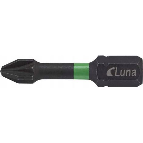 Accessoire pour visseuse Luna pozidriv pz1 impact torsion zone impact compatible