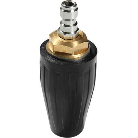 Eosnow Druckscheibe -Tipps Turbusdüse 4000psi Max rotieren mit 1/4 '' Schnellanschluss zum Entfernen von Anzeigen Rindenrost (1/5)