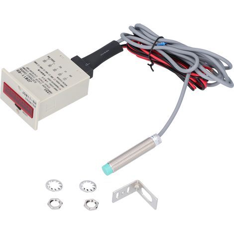BERM digitaler elektronischer Zähler für Metallgegenstände, Kontaktinduktionspanel-Reset JDM11-6HDC12-24V (1/5)