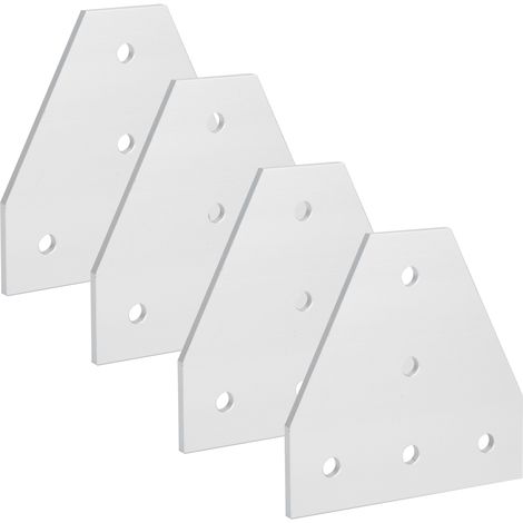Plaque de jonction en T 203040 en alliage d'aluminium, support de jonction à 5 trous pour profilé aluminium 3030T (1/5)