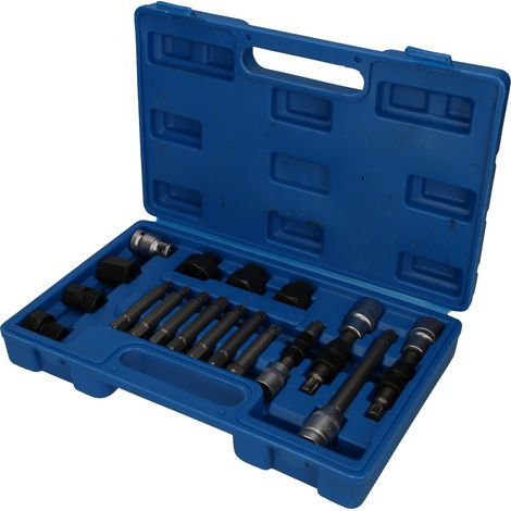 Brilliant Tools Lichtmaschinen Bit- und Steckschlüssel-Satz, 18-tlg.