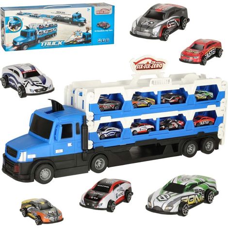 Remorque porte voiture pliable xxl bleu