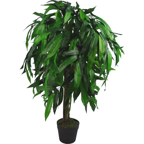 100cm Tall Large Artificial Mango Tree Plant (1/5)