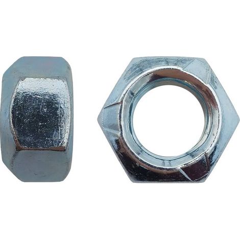 1000 Ecrous Freins Indésserrables M8 mm - DIN 980 - 8 - Zingué blanc - D-Work