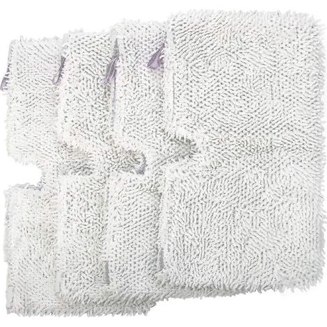 Lot de 4 lingettes de nettoyage en microfibre S3500 pour nettoyeur vapeur Shark Steam Pocket S2901 S3501 (1/5)
