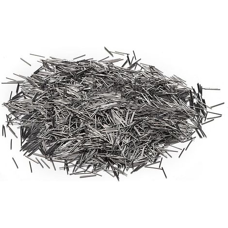 Polisseuse de bijoux en acier inoxydable 0,3 mm, 100 g, broche de finition, média de polissage, tambour magnétique (1/4)